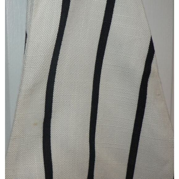 Topshop Women's Stripe Pinafore Midi Dress in Ivory Size 8 MSRP $85 - Picture 7 of 8